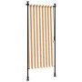 Persiana enrollable exterior tela acero naranja y blanco de vidaXL, Toldos - Ref: Foro24-368768, Precio: 73,96 €, Descuento: %