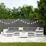 Juego de sofás de jardín 9 pzas madera maciza de pino blanco de vidaXL, Conjuntos de jardín - Ref: Foro24-3250693, Precio: 57...