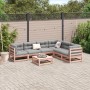 Set de sofás jardín 7 pzas con cojines madera abeto Douglas de vidaXL, Conjuntos de jardín - Ref: Foro24-3299469, Precio: 663...