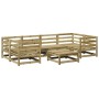 Juego de sofás de jardín 7 pzas madera de pino impregnada de vidaXL, Conjuntos de jardín - Ref: Foro24-3299311, Precio: 417,7...
