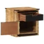 Mesita de noche madera maciza de mango 40x40x45 cm de vidaXL, Mesitas de noche - Ref: Foro24-358915, Precio: 110,85 €, Descue...