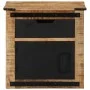 Mesita de noche madera maciza de mango 40x40x45 cm de vidaXL, Mesitas de noche - Ref: Foro24-358915, Precio: 110,85 €, Descue...