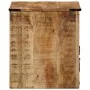 Mesita de noche madera maciza de mango 40x40x45 cm de vidaXL, Mesitas de noche - Ref: Foro24-358915, Precio: 110,85 €, Descue...