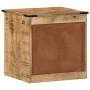 Mesita de noche madera maciza de mango 40x40x45 cm de vidaXL, Mesitas de noche - Ref: Foro24-358915, Precio: 110,85 €, Descue...
