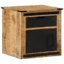 Mesita de noche madera maciza de mango 40x40x45 cm de vidaXL, Mesitas de noche - Ref: Foro24-358915, Precio: 110,85 €, Descue...