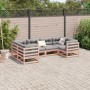 Set de sofás jardín 6 pzas con cojines madera abeto Douglas de vidaXL, Conjuntos de jardín - Ref: Foro24-3299609, Precio: 662...