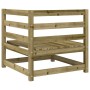 Juego de sofás de jardín 12 pzas madera de pino impregnada de vidaXL, Conjuntos de jardín - Ref: Foro24-3299654, Precio: 733,...