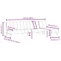 Zweiteilige Sofagarnitur aus schwarzem Samt von vidaXL, Sofas - Ref: Foro24-3216298, Preis: 421,55 €, Rabatt: %