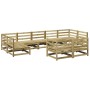 Juego de sofás de jardín 9 pzas madera de pino impregnada de vidaXL, Conjuntos de jardín - Ref: Foro24-3299628, Precio: 538,1...