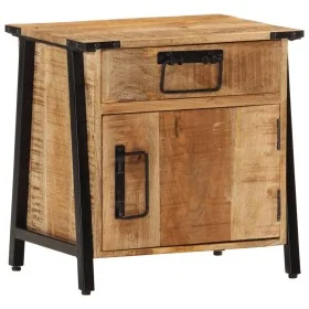 Mesita de noche madera maciza de mango 40x30x42 cm de vidaXL, Mesitas de noche - Ref: Foro24-358917, Precio: 85,51 €, Descuen...