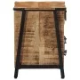 Mesita de noche madera maciza de mango 40x30x42 cm de vidaXL, Mesitas de noche - Ref: Foro24-358917, Precio: 85,51 €, Descuen...