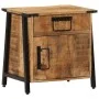 Mesita de noche madera maciza de mango 40x30x42 cm de vidaXL, Mesitas de noche - Ref: Foro24-358917, Precio: 85,51 €, Descuen...