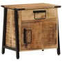 Mesita de noche madera maciza de mango 40x30x42 cm de vidaXL, Mesitas de noche - Ref: Foro24-358917, Precio: 86,83 €, Descuen...