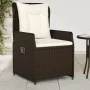 Sillones reclinables de jardín 2 uds ratán sintético marrón de vidaXL, Sillas de jardín - Ref: Foro24-368653, Precio: 202,19 ...
