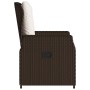 Sillones reclinables de jardín 2 uds ratán sintético marrón de vidaXL, Sillas de jardín - Ref: Foro24-368653, Precio: 224,36 ...