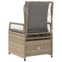 Sillones reclinables de jardín 2 uds ratán sintético beige de vidaXL, Sillas de jardín - Ref: Foro24-368664, Precio: 202,80 €...