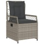 Sillones reclinables de jardín 2 uds ratán sintético gris claro de vidaXL, Sillas de jardín - Ref: Foro24-368666, Precio: 193...
