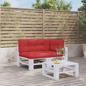Cojines para palets 3 unidades tela rojo de vidaXL, Cojines para sillas y sofás - Ref: Foro24-3217126, Precio: 90,83 €, Descu...