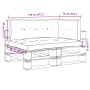 Cojines para palets 3 unidades tela rojo de vidaXL, Cojines para sillas y sofás - Ref: Foro24-3217126, Precio: 92,20 €, Descu...