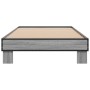 Estructura cama madera ingeniería metal gris Sonoma 100x200 cm de vidaXL, Camas y somieres - Ref: Foro24-845870, Precio: 70,0...