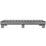 Estructura cama madera ingeniería metal gris Sonoma 100x200 cm de vidaXL, Camas y somieres - Ref: Foro24-845870, Precio: 70,0...