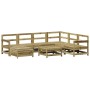 Juego de sofás de jardín 8 pzas madera de pino impregnada de vidaXL, Conjuntos de jardín - Ref: Foro24-3250583, Precio: 480,2...
