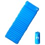 Colchón de camping autoinflable con almohada 1 persona azul de vidaXL, Colchones de aire - Ref: Foro24-4007120, Precio: 46,37...