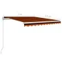 Toldo manual retráctil naranja y marrón 300x250 cm de vidaXL, Toldos - Ref: Foro24-3051198, Precio: 211,45 €, Descuento: %