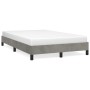 Estructura de cama terciopelo gris claro 120x190 cm de vidaXL, Camas y somieres - Ref: Foro24-3269625, Precio: 111,78 €, Desc...