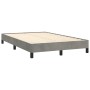 Estructura de cama terciopelo gris claro 120x190 cm de vidaXL, Camas y somieres - Ref: Foro24-3269625, Precio: 111,78 €, Desc...