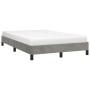 Estructura de cama terciopelo gris claro 120x190 cm de vidaXL, Camas y somieres - Ref: Foro24-3269625, Precio: 111,78 €, Desc...