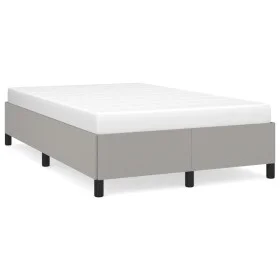 Estructura de cama tela gris claro 120x190 cm de vidaXL, Camas y somieres - Ref: Foro24-3269631, Precio: 101,01 €, Descuento: %