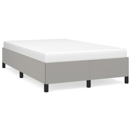 Estructura de cama tela gris claro 120x190 cm de vidaXL, Camas y somieres - Ref: Foro24-3269631, Precio: 102,45 €, Descuento: %