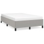 Estructura de cama tela gris claro 120x190 cm de vidaXL, Camas y somieres - Ref: Foro24-3269631, Precio: 102,45 €, Descuento: %