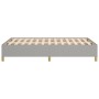 Estructura de cama tela gris claro 120x190 cm de vidaXL, Camas y somieres - Ref: Foro24-3269638, Precio: 91,26 €, Descuento: %