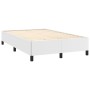 Estructura de cama cuero sintético blanco 120x190 cm de vidaXL, Camas y somieres - Ref: Foro24-3269646, Precio: 102,95 €, Des...
