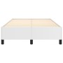 Estructura de cama cuero sintético blanco 120x190 cm de vidaXL, Camas y somieres - Ref: Foro24-3269646, Precio: 102,95 €, Des...