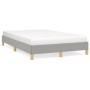 Estructura de cama tela gris claro 120x190 cm de vidaXL, Camas y somieres - Ref: Foro24-3269612, Precio: 93,07 €, Descuento: %