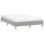 Estructura de cama tela gris claro 120x190 cm de vidaXL, Camas y somieres - Ref: Foro24-3269612, Precio: 93,07 €, Descuento: %