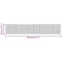 Alfombra rectangular bambú marrón 70x400 cm de vidaXL, Alfombras - Ref: Foro24-376758, Precio: 32,38 €, Descuento: %