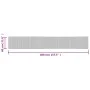 Alfombra rectangular bambú gris 60x400 cm de vidaXL, Alfombras - Ref: Foro24-376730, Precio: 32,61 €, Descuento: %