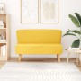 Sofá de tela amarillo 117x55,5x77 cm en Sofás | Comprar online en Foru.es