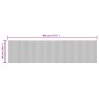 Alfombra rectangular bambú gris 100x400 cm de vidaXL, Alfombras - Ref: Foro24-376820, Precio: 45,76 €, Descuento: %