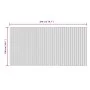 Alfombra rectangular bambú gris 100x200 cm de vidaXL, Alfombras - Ref: Foro24-376808, Precio: 30,93 €, Descuento: %