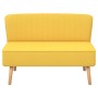 Sofá de tela amarillo 117x55,5x77 cm en Sofás | Comprar online en Foru.es