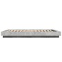 Estructura cama con luces LED madera gris hormigón 140x190 cm de vidaXL, Camas y somieres - Ref: Foro24-3281129, Precio: 175,...