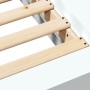 Estructura de cama madera de ingeniería blanca 135x190 cm de vidaXL, Camas y somieres - Ref: Foro24-3281224, Precio: 164,63 €...