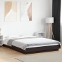 Estructura de cama madera de ingeniería negra 120x190 cm de vidaXL, Camas y somieres - Ref: Foro24-3281232, Precio: 160,63 €,...