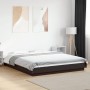 Estructura de cama madera de ingeniería negra 150x200 cm de vidaXL, Camas y somieres - Ref: Foro24-3281183, Precio: 166,53 €,...