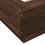 Estructura de cama madera de ingeniería roble marrón 75x190 cm de vidaXL, Camas y somieres - Ref: Foro24-3281251, Precio: 125...